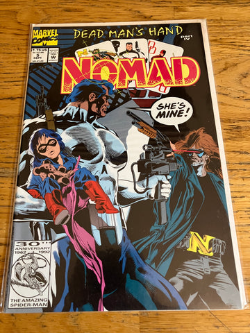 Nomad #5 Sep 1992 Dead Mans Hand Part 4 The Punisher Marvel Comics
