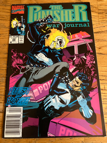 Marvel Comics The Punisher War Journal #29 with Ghost Rider 1991