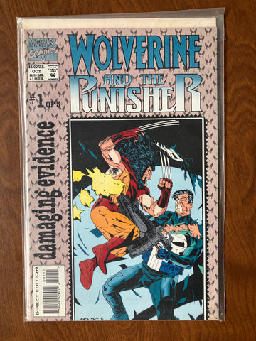 Wolverine and the Punisher: Damaging Evidence #1** | (October 1993) | MARVEL