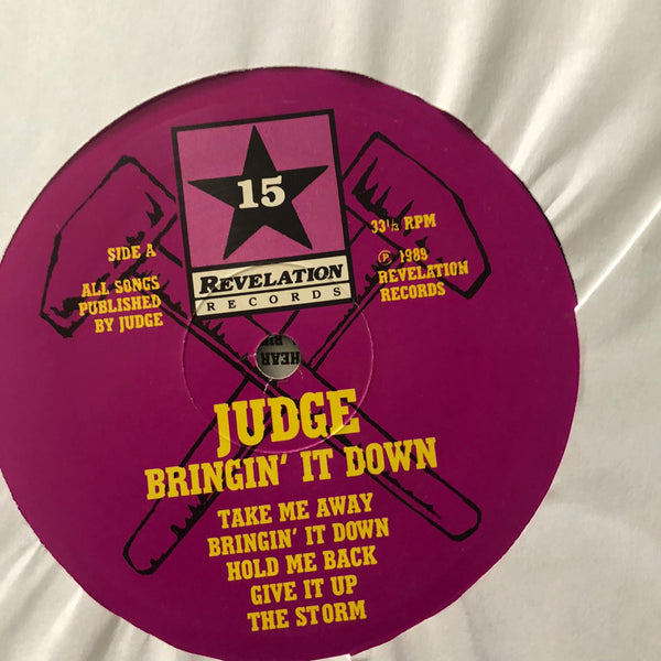 Judge - Bringing It Down - Revelation Records – Revelation: 15