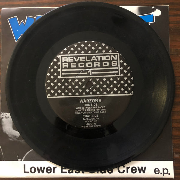 War Zone – Lower East Side Crew E.P. Revelation Records 1 –Vinyl, 7