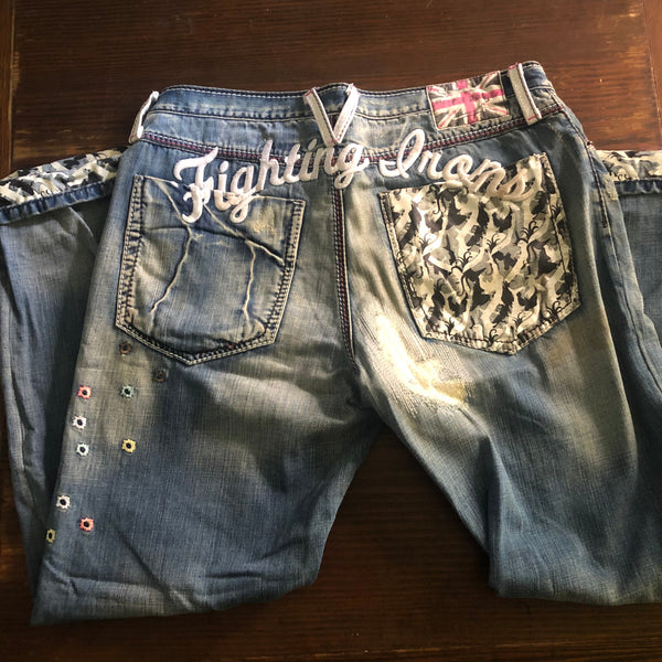 Vintage -Artful Dodger -Fighting Irons Denim Jean Size 36