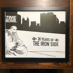 Timebomb - 30 Years of The Iron Side 11 x 14 Framed Print