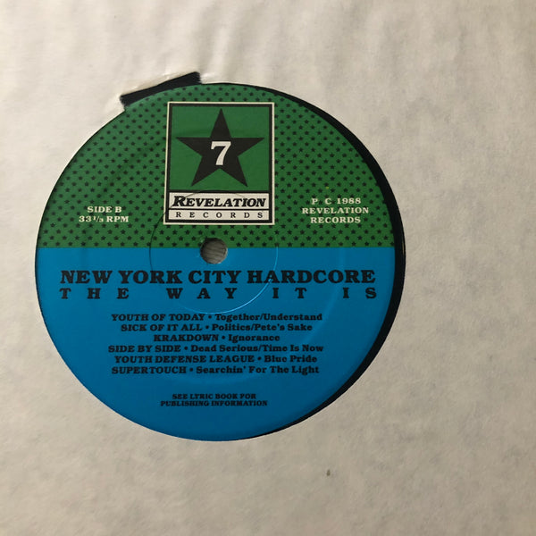 Various - New York Hardcore - The Way It Is - Revelation Records -Vinyl