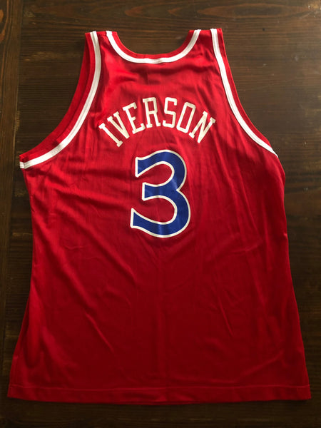 0151 Champion Iverson Sixers Vintage Jersey – PAUL'S FANSHOP