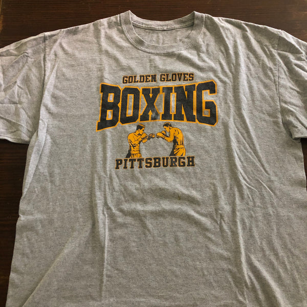 Vintage Pittsburgh Golden Gloves Boxing Tee Shirt timebombshop