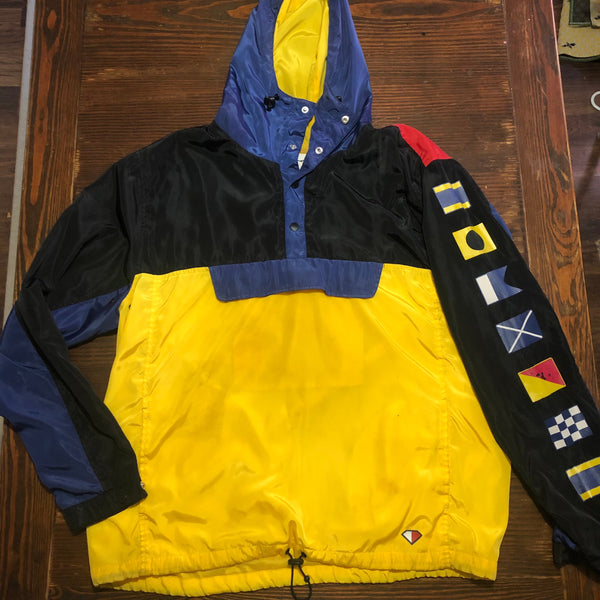 Vintage Diamond Supply Co. Yacht Club Black Windbreaker Men s Jacket timebombshop