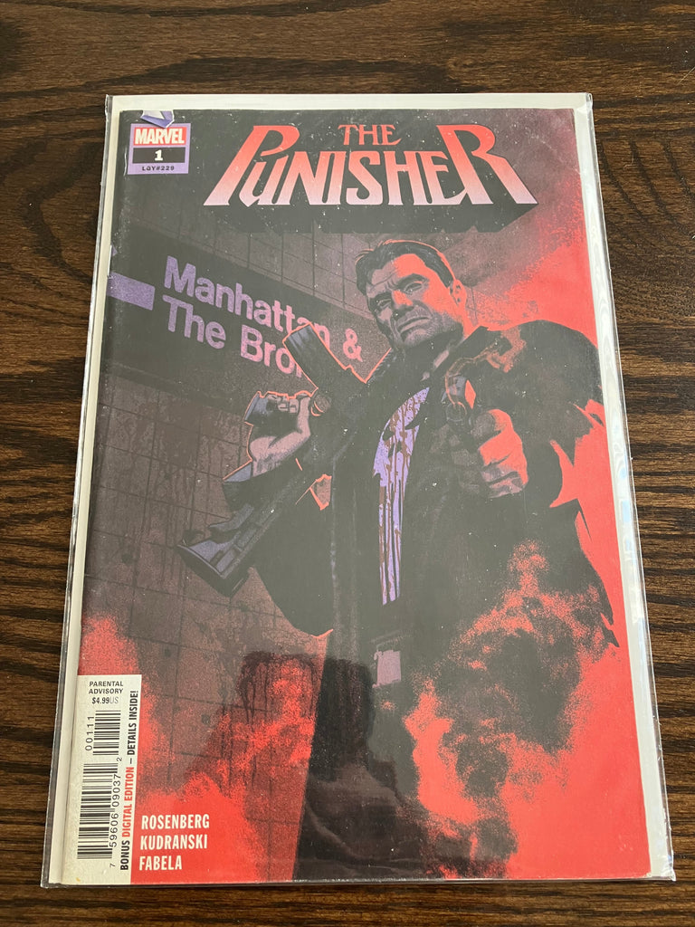 Punisher Vol 12 #1 Marvel Comics (2018) ROSENBERG FABELA KUDRANSKI