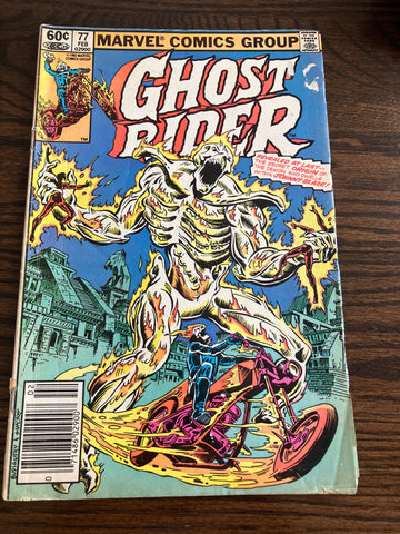 Ghost Rider Vol 2 #77 February, 1983 Marvel Comic Book By J.M. DeMatteis