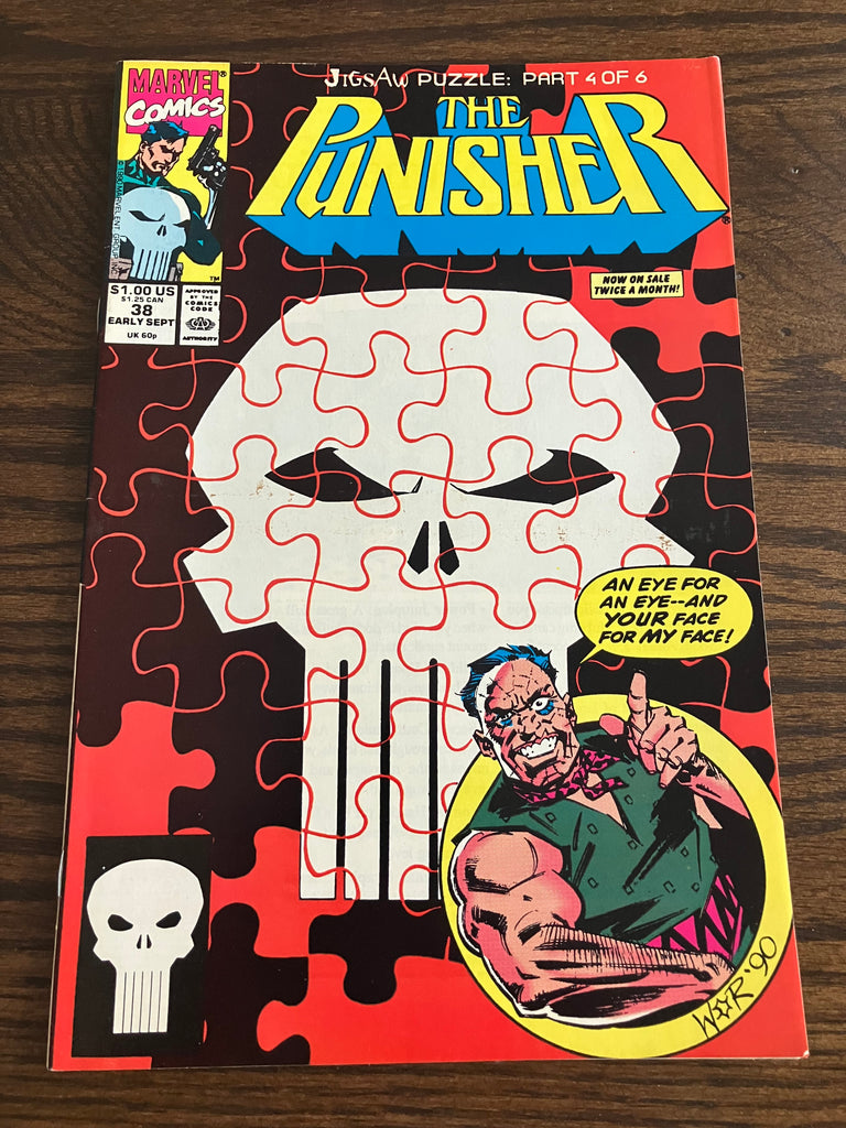 The Punisher #38 Jigsaw Puzzle: Part 4 Of 6 Marvel Comics 1990