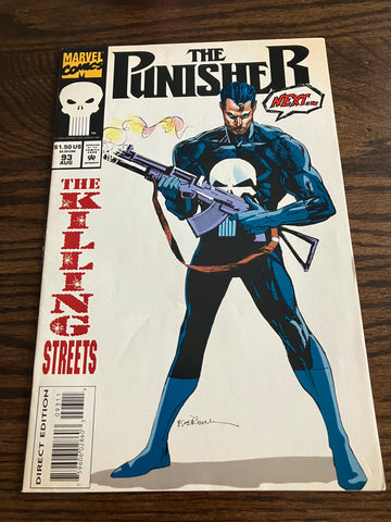 The Punisher #93 KILLING STREETS BILL SIENKIEWICZ COVER