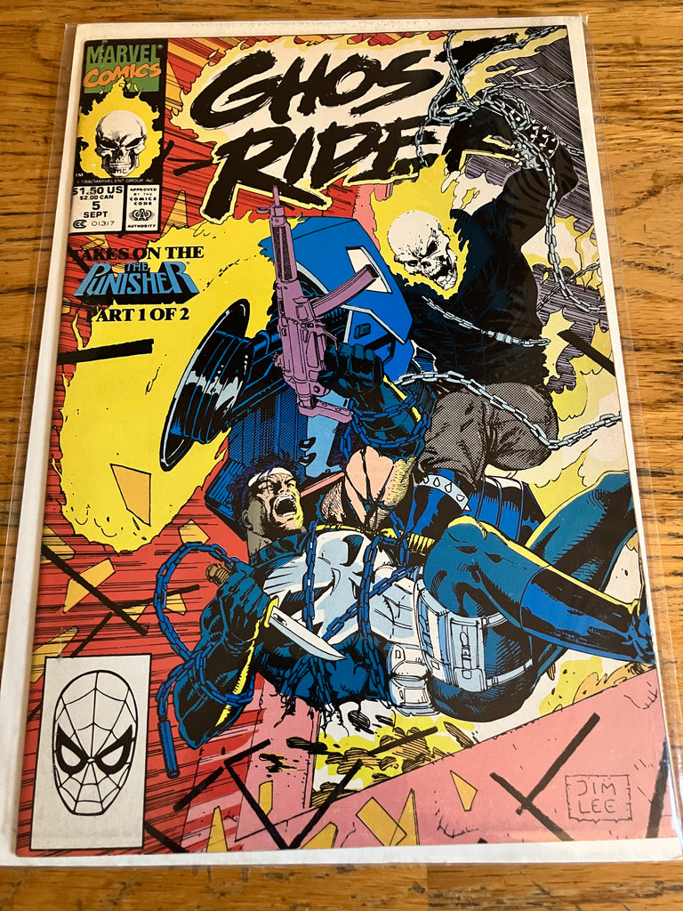 Ghost Rider: Takes on the Punisher Part 1 of 2 #5 September 1990