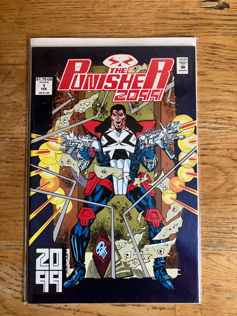 The Punisher 2099 #1 (Marvel Comics 1993) Foil Cover, Key 1st Appearance
