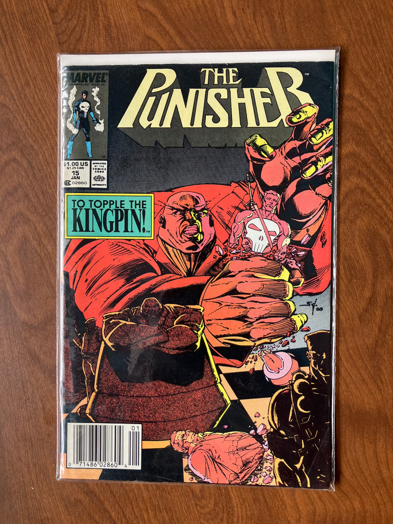 The Punisher #15 NM 1989 Marvel To Topple the Kingpin