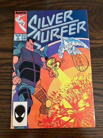 SILVER SURFER #5 (1987) VF/NM | 'Obliteration!' | Marshall Rogers cover