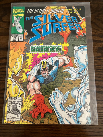 SILVER SURFER #73 (1987 Series) Marvel Comics 'RON LIM COVER