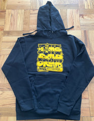 2025 - Limited Edition - TIME BOMB CREW - Black Hoodie -Pitttsburgh Gold Ink