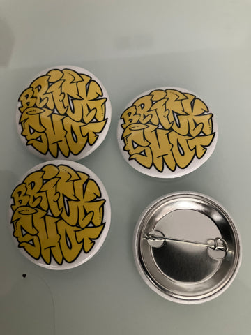 BRICK SHOT - Buttons - Pins - Pittsburgh Hardcore