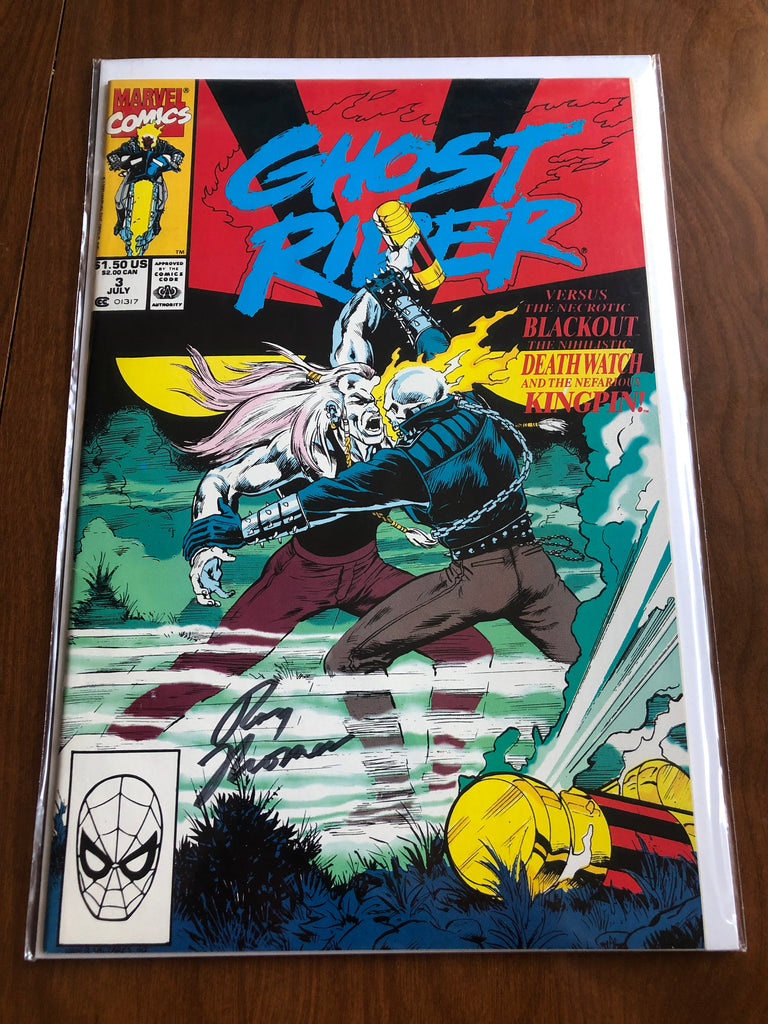 Ghost Rider Comic 3 Copper Age First Print 1990 Mackie Saltares Texeira Marvel