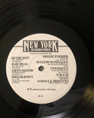 Various - New York Hardcore : Where The Wild Things Are … 	Blackout! Records – 	 Vinyl, LP, Compilation