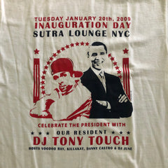 Vintage - Dj Tony Touch -Inauguration Day Jan 20th 2009 Tee