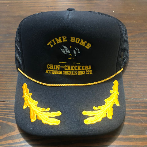 Seasoned Vets Chin-Checkers Trucker Hat