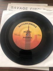 Savage Circle - Savage Circle E.P. 	Big City Records (6) –	Vinyl, 7", EP, 45 RPM, Reissue