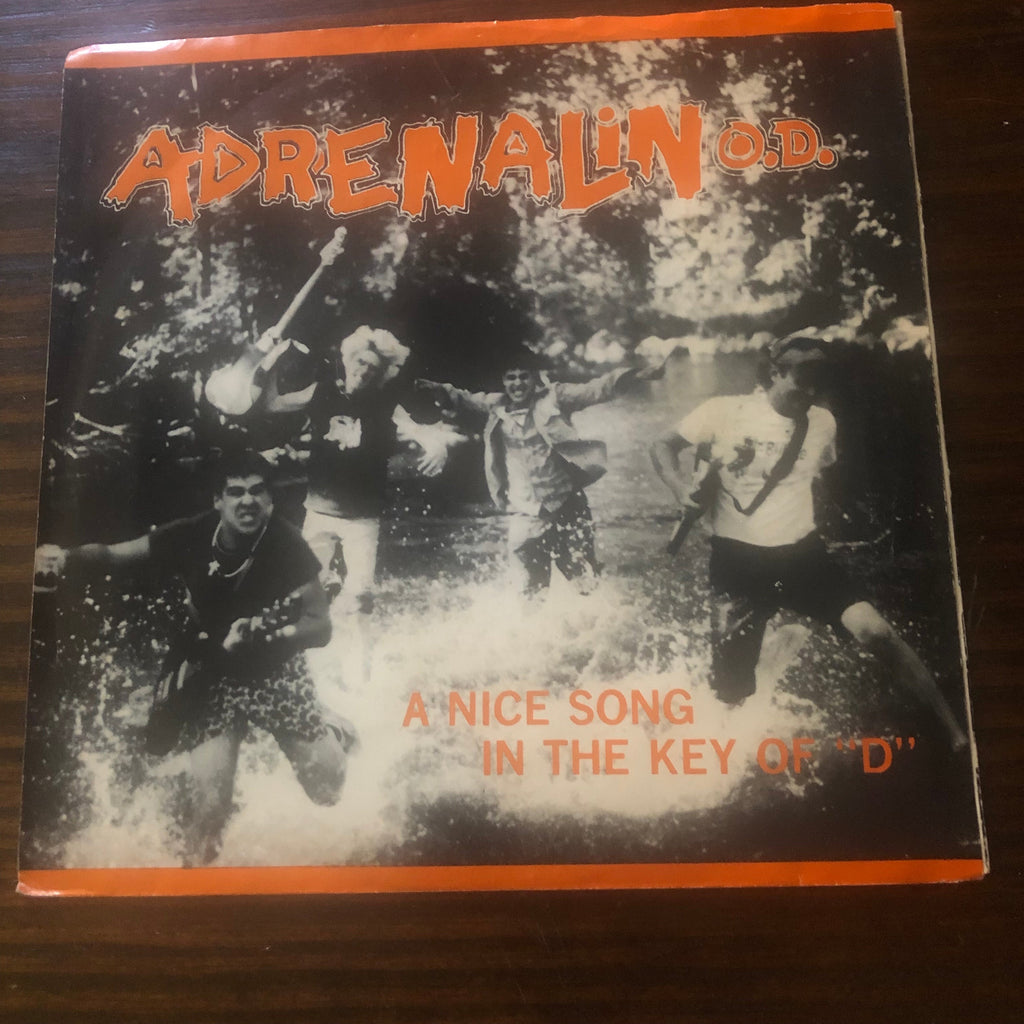Adrenalin O.D - A Nice Song In The Key Of “D” -	Buy Our Records – BOR-7-005 -	 Vinyl, 7", 45 RPM