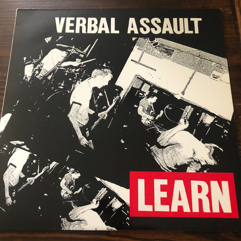 Verbal Assault - Learn -  Positive Force Records ‎– No. 7 -  Vinyl, 12", 33 ⅓ RPM, EP