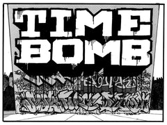 Timebomb Bloomfield Bridge Gold Crewneck