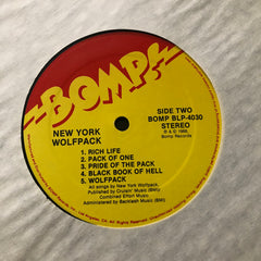 Wolfpack - New York Wolfpack - BOMP! –Vinyl, LP, Album