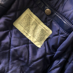 Vintage - Avirex NYC Leather Jacket - 3XL  - Royal Blue