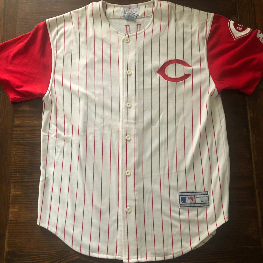 Vintage - Starter Cincinnati Reds John Smiley Baseball Jersey Large