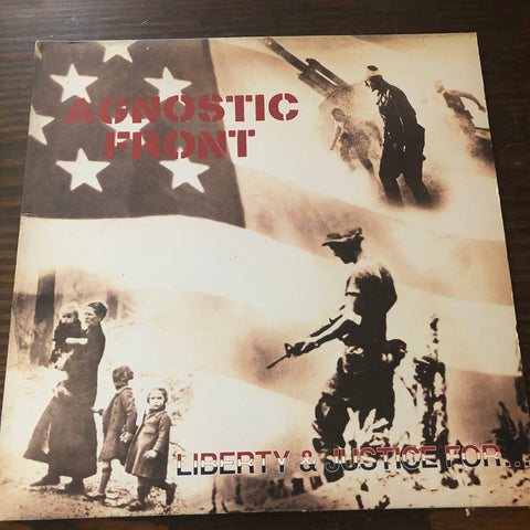 Agnostic Front - Liberty & Justice For … - Combat ‎– Vinyl, LP, Album
