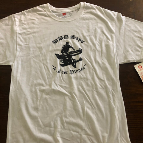 Vintage -Bumper Bike Dude BBD - 4 Feet Please tee