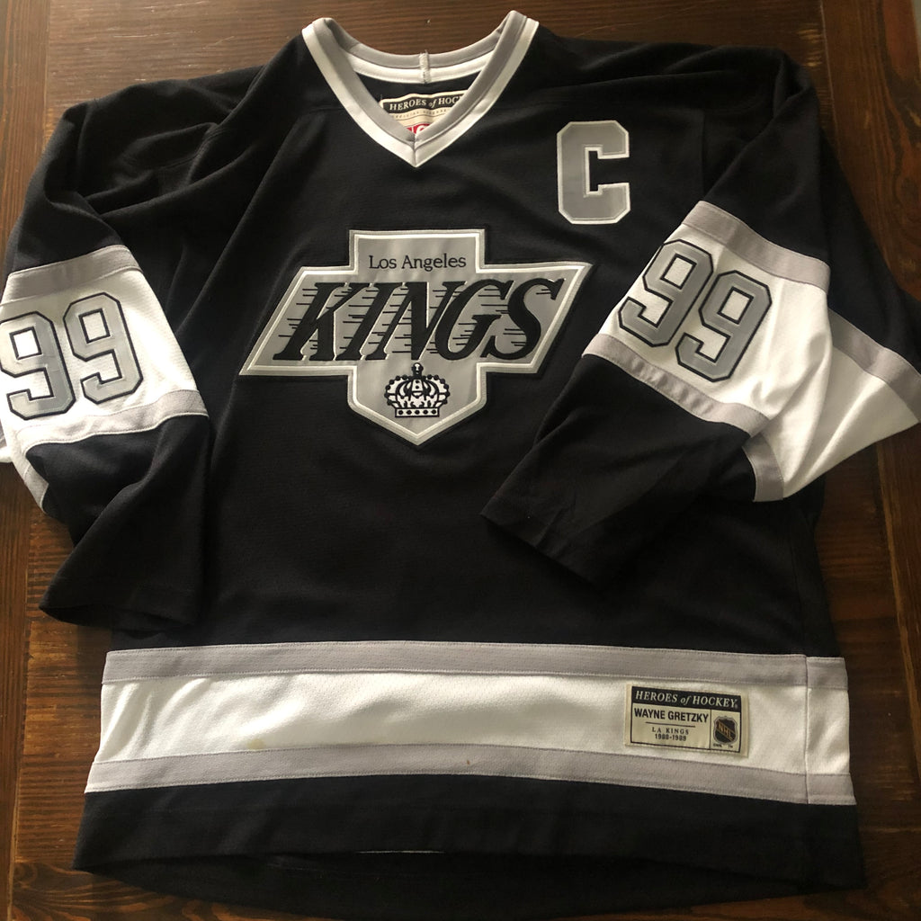 Los Angeles Kings Wayne Gretzky Official Green Old Time Hockey