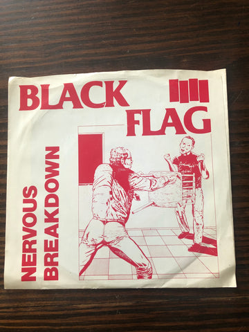 Black Flag - Nervous Breakdown  SST-001 ,Vinyl ,7“, EP ,45 RPM, V 6  1984