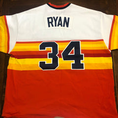 Vintage  - Mitchell & Ness - Houston Astros Nolan Ryan 1980 Throwback Jersey