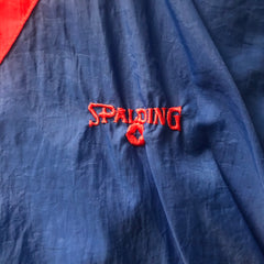 Vintage 90s Spalding Pro Colorblock Windbreaker Jacket - Size Large