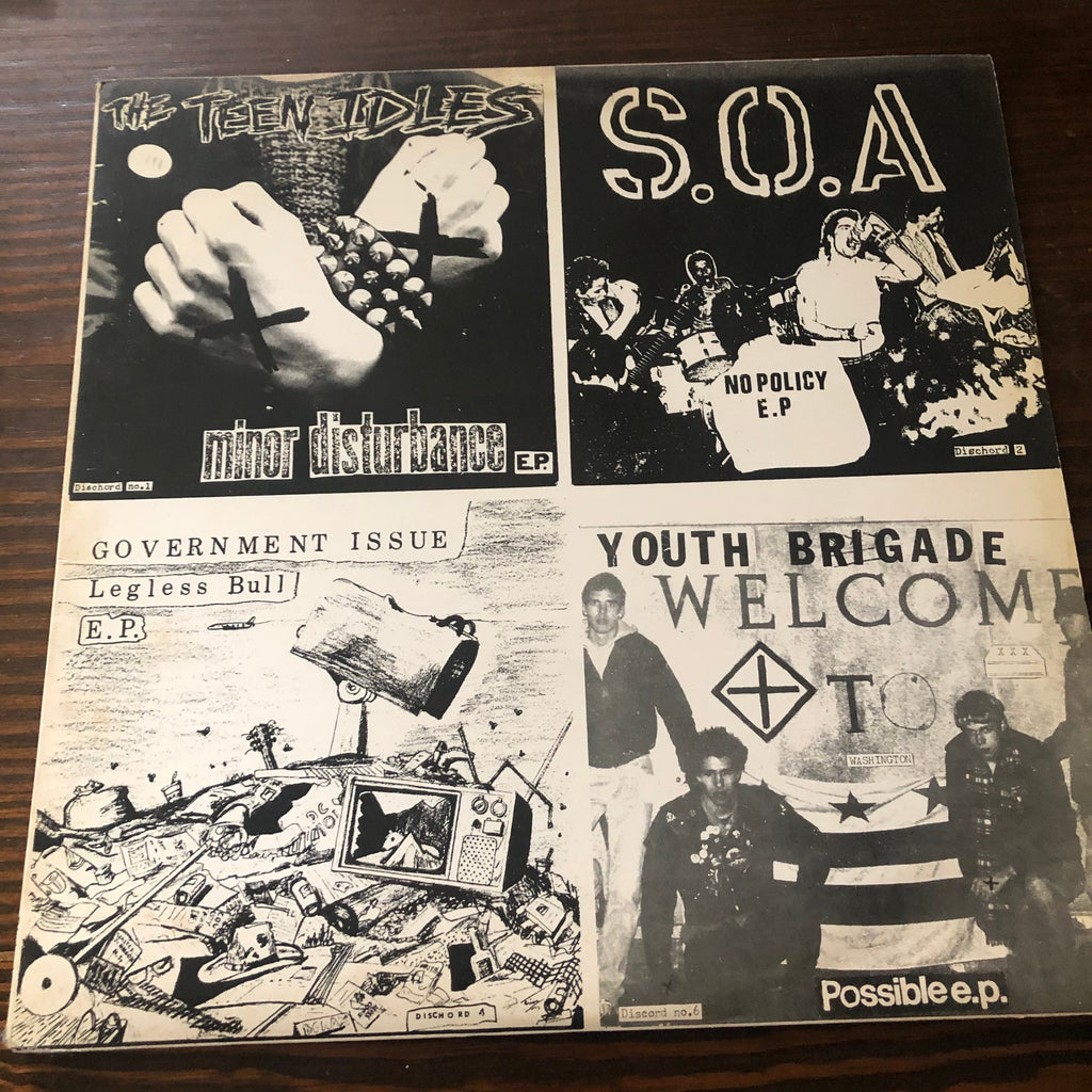 Four Old 7” On A 12” - 	Dischord Records –  Vinyl, LP, Compilation, First Press