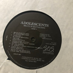 Adolescents - Brats In Battalions - 	S.O.S. Records -	 Vinyl, LP, Album