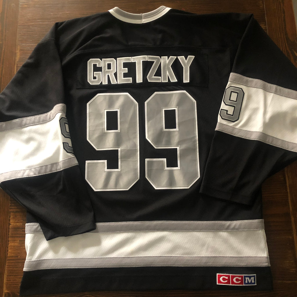Los Angeles Kings Gretzky Eishockey Trikot CCM XL NHL Retro in