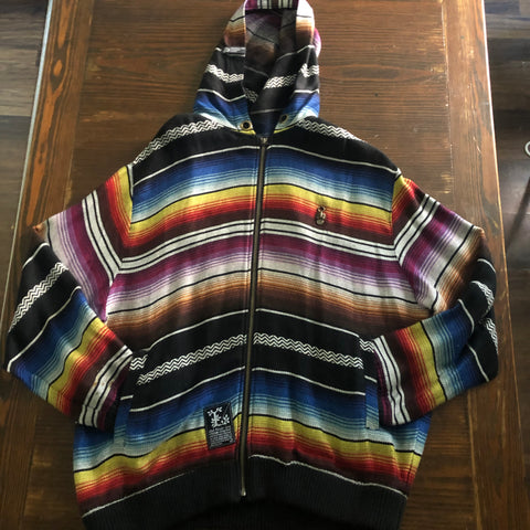 Vintage - LRG - Lifted Research Group Mexican Blanket Style Hoodie XL
