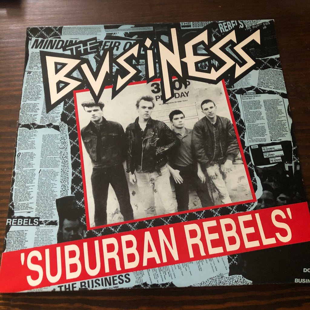 The Business - Suburban Rebels - 	Link Records (4) –	 Vinyl, LP, Album, Reissue