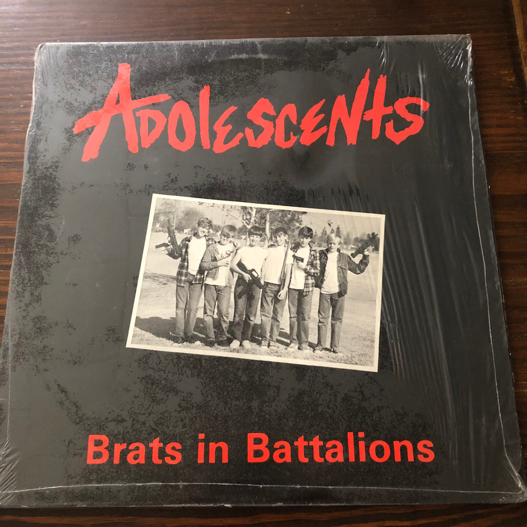 Adolescents - Brats In Battalions - 	S.O.S. Records -	 Vinyl, LP, Album
