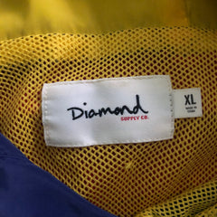 Vintage- Diamond Supply Co. Yacht Club Black Windbreaker Men's Jacket Size XL