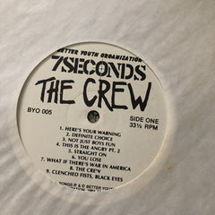 7 Seconds - The Crew -	Better Youth Organization –  Vinyl, LP, Album