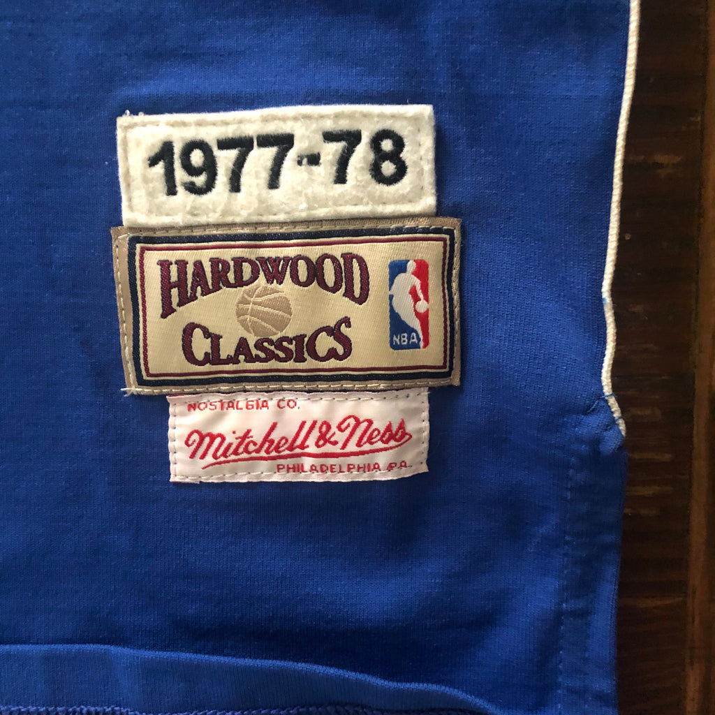 hardwood classics, Shirts & Tops, Hardwood Classics Nba Washington Bullets  4 Wes Unseld Youth Jersey Size L