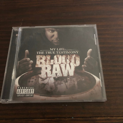 CD-Used-Blood Raw -My Life Testimony -