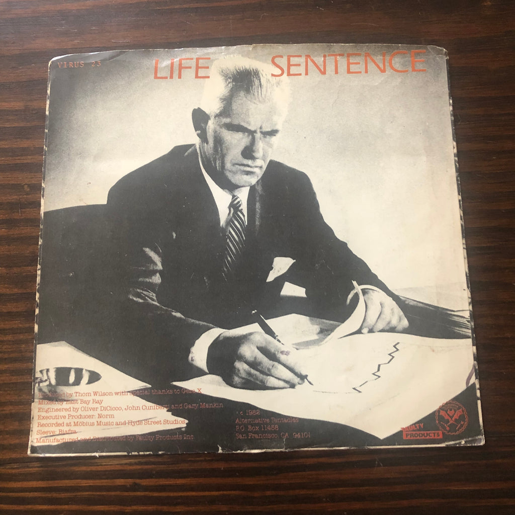 Dead Kennedys - Bleed for me , 	Alternative Tentacles – VIRUS 23 Format:	 Vinyl, 7", Single